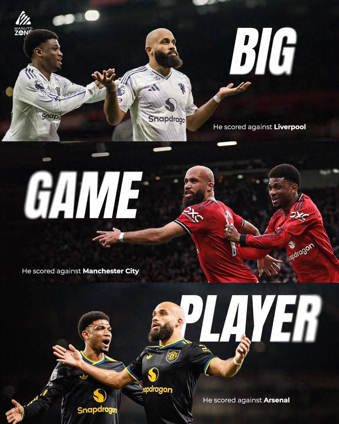 反击利器!曼联7500万欧签姆伯莫 本赛季8球1助 攻破四大Big6